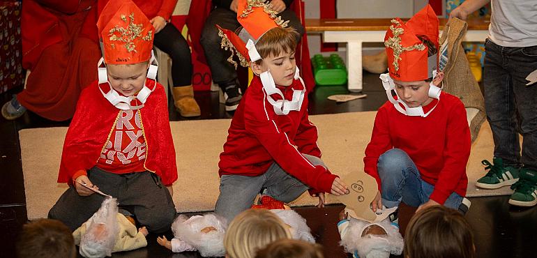 Voorstelling van de kleuters